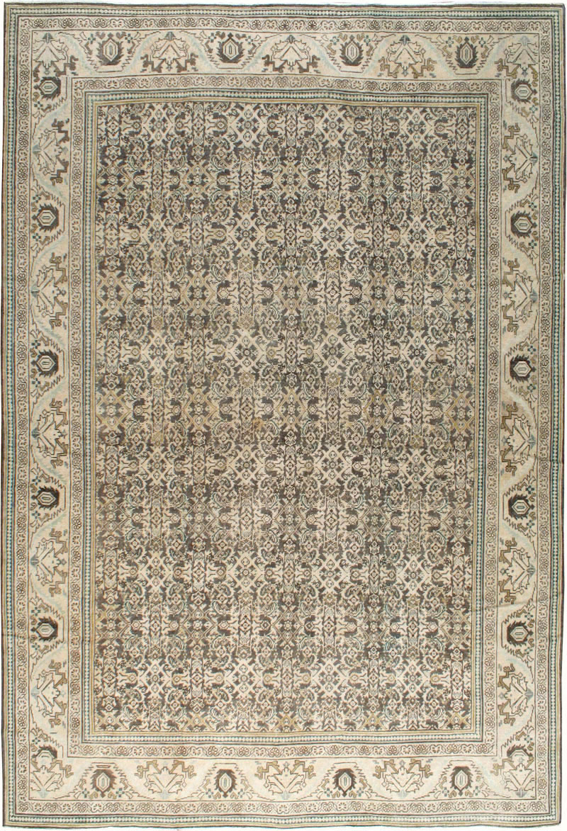 Vintage Persian Mahal Carpet, No.21312 - Gsblank