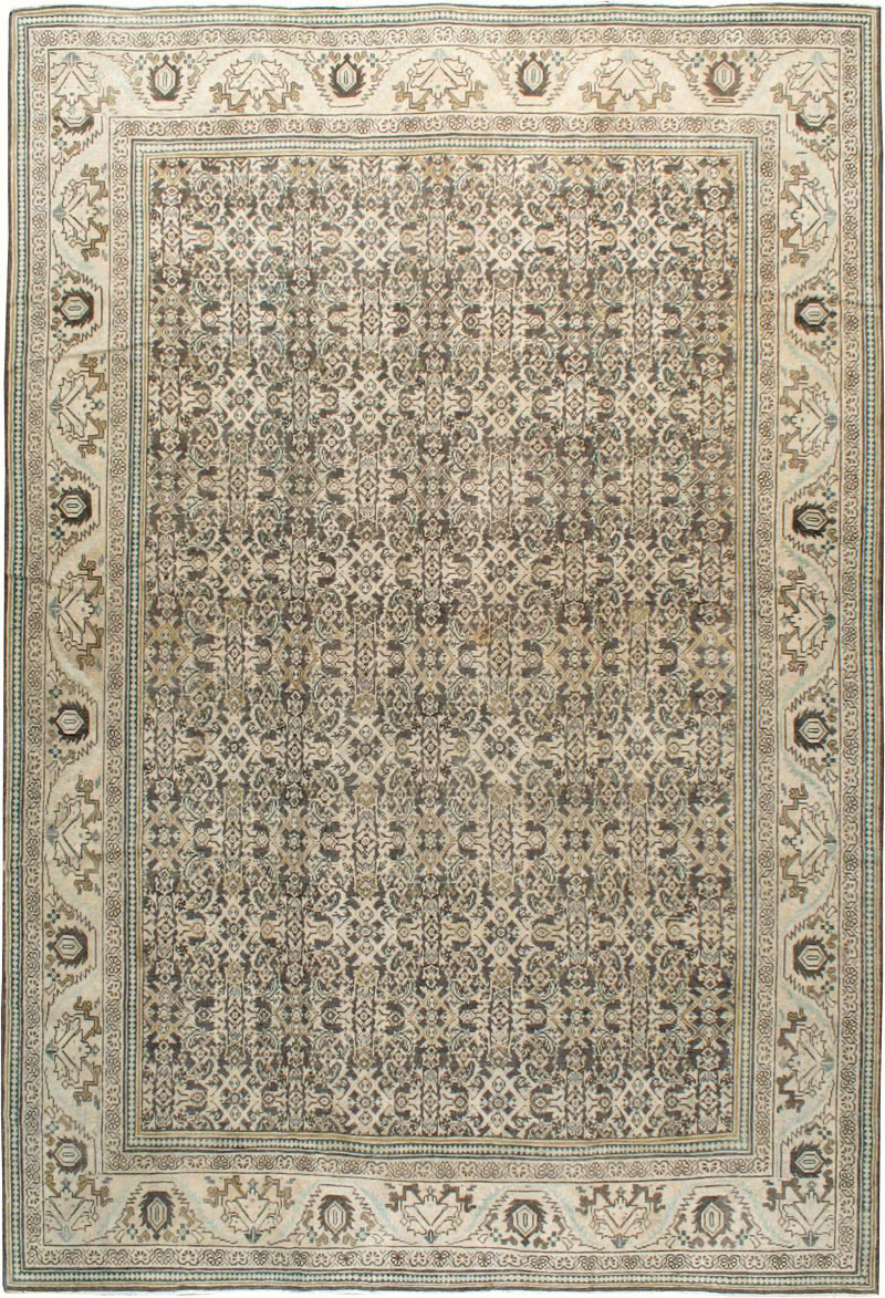 Vintage Persian Mahal Carpet, No.21312 - Gsblank