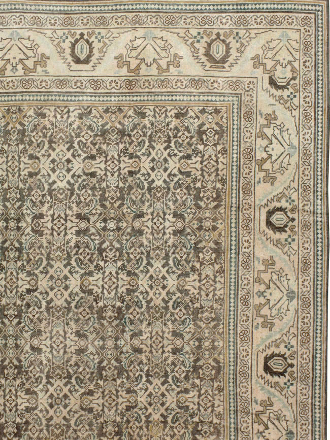 Vintage Persian Mahal Carpet, No.21312 - Gsblank