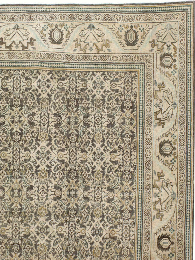 Vintage Persian Mahal Carpet, No.21312 - Gsblank
