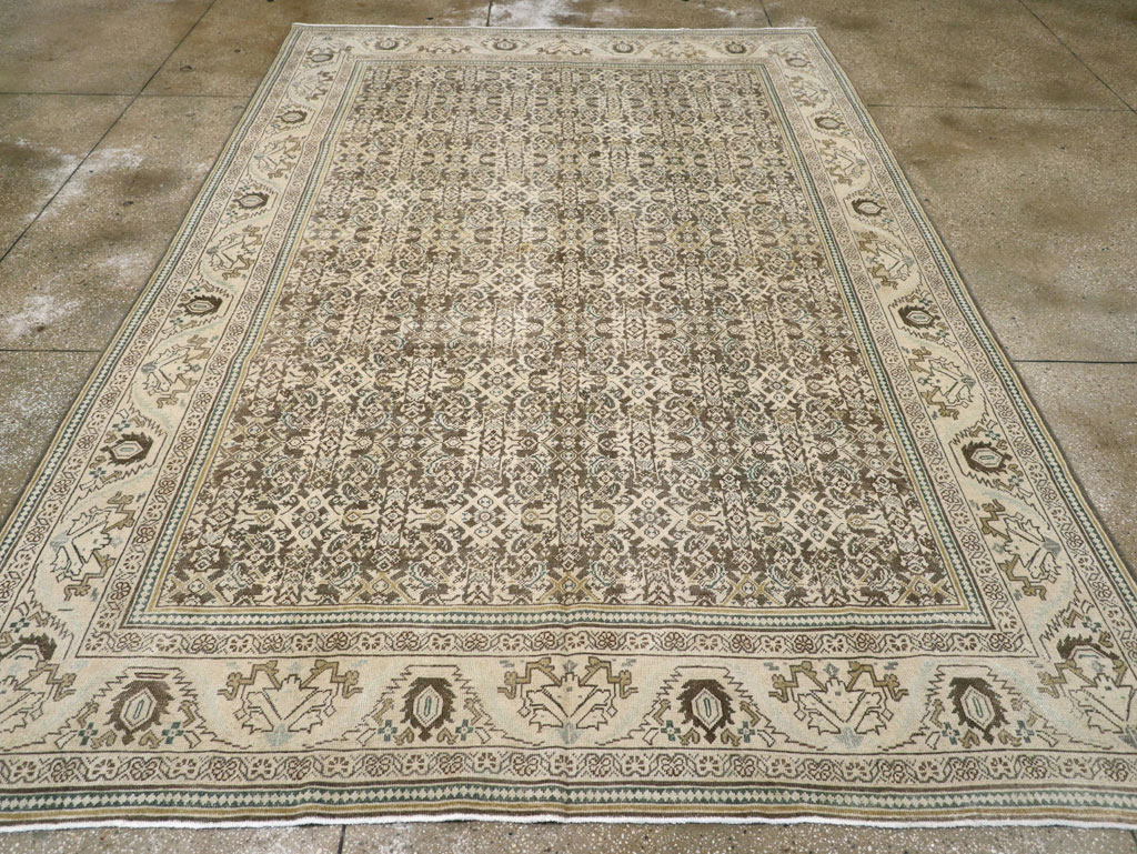 Vintage Persian Mahal Carpet, No.21312 - Gsblank