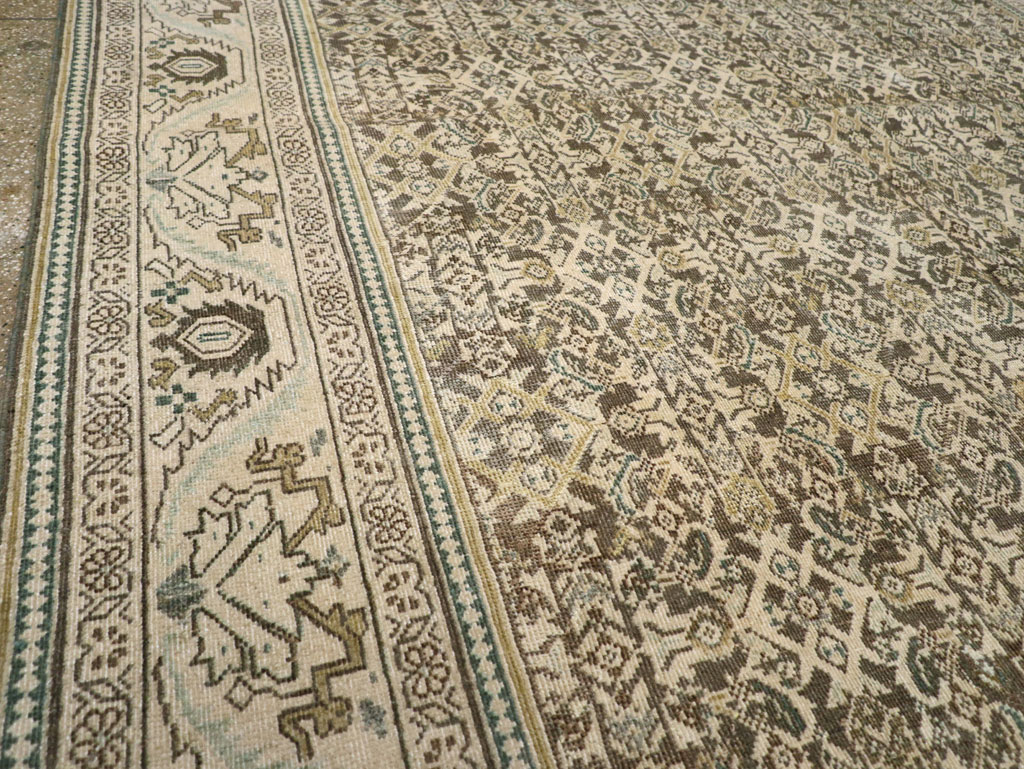 Vintage Persian Mahal Carpet, No.21312 - Gsblank