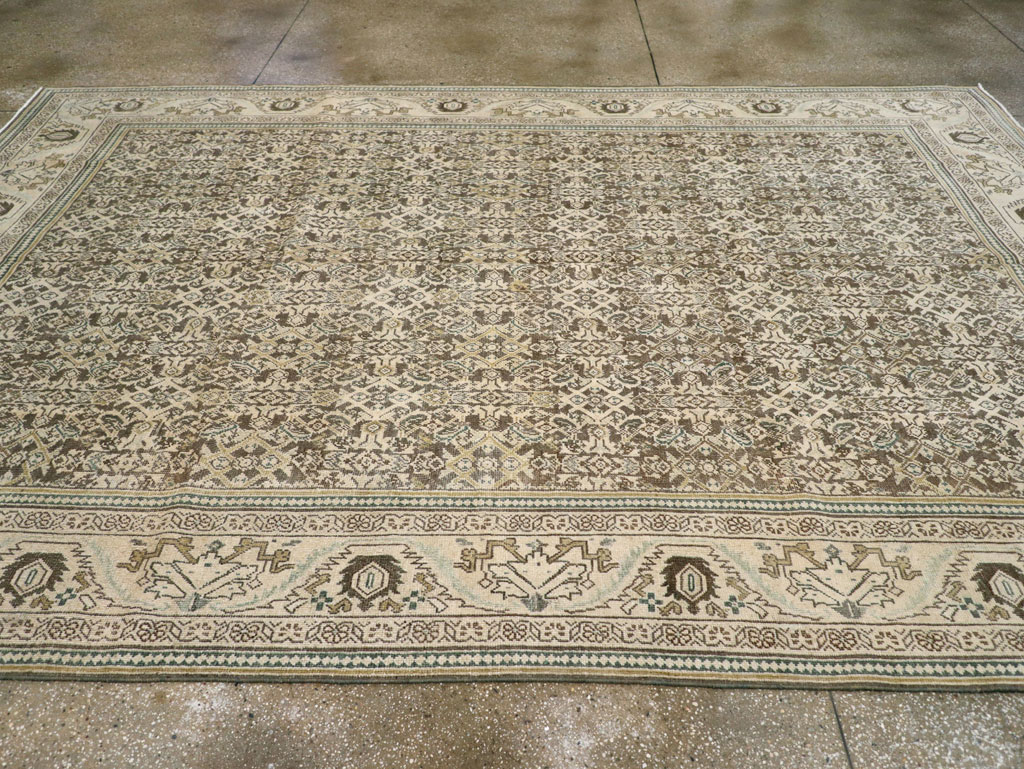 Vintage Persian Mahal Carpet, No.21312 - Gsblank