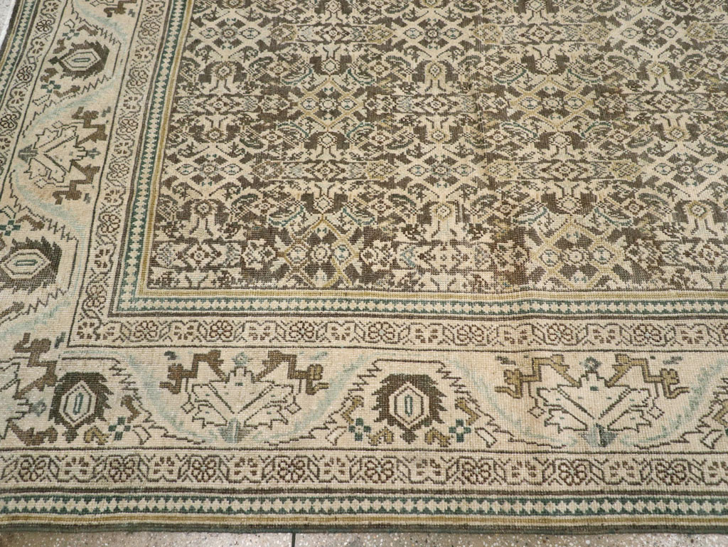 Vintage Persian Mahal Carpet, No.21312 - Gsblank