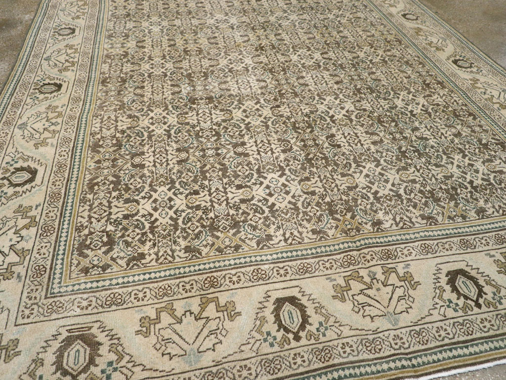 Vintage Persian Mahal Carpet, No.21312 - Gsblank
