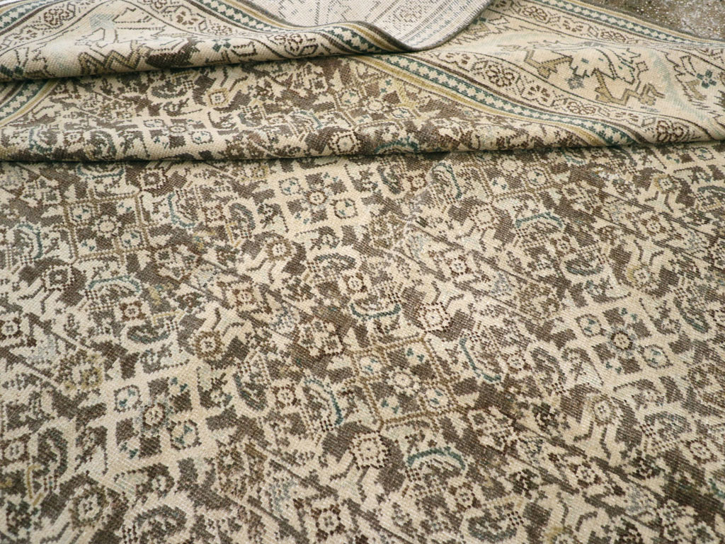 Vintage Persian Mahal Carpet, No.21312 - Gsblank