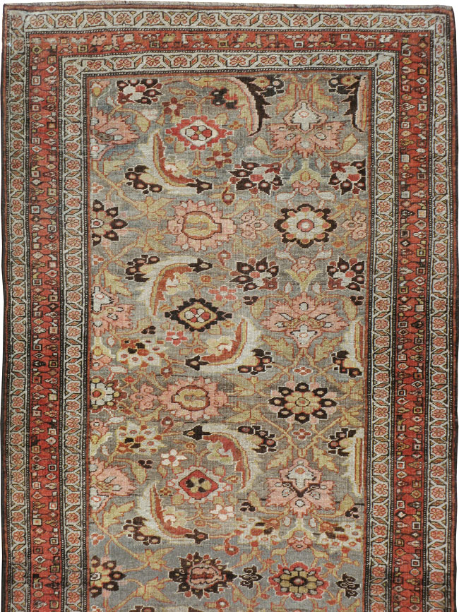 Antique Persian Bidjar Runner, No.21324 - Gsblank