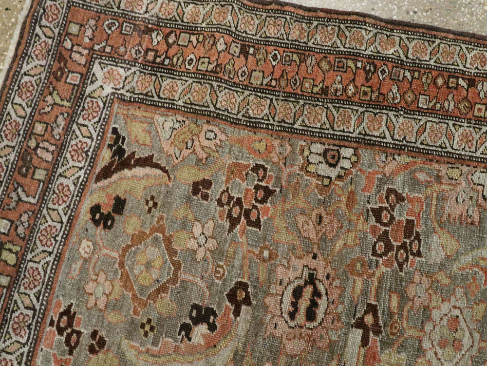 Antique Persian Bidjar Runner, No.21324 - Gsblank
