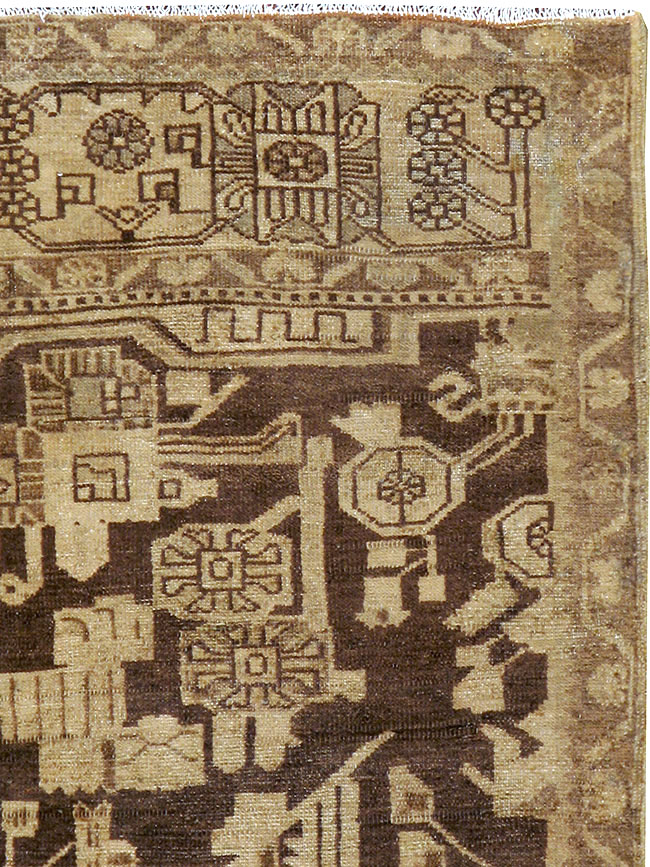 Antique Persian Malayer Sampler Rug, No.21329 - Gsblank