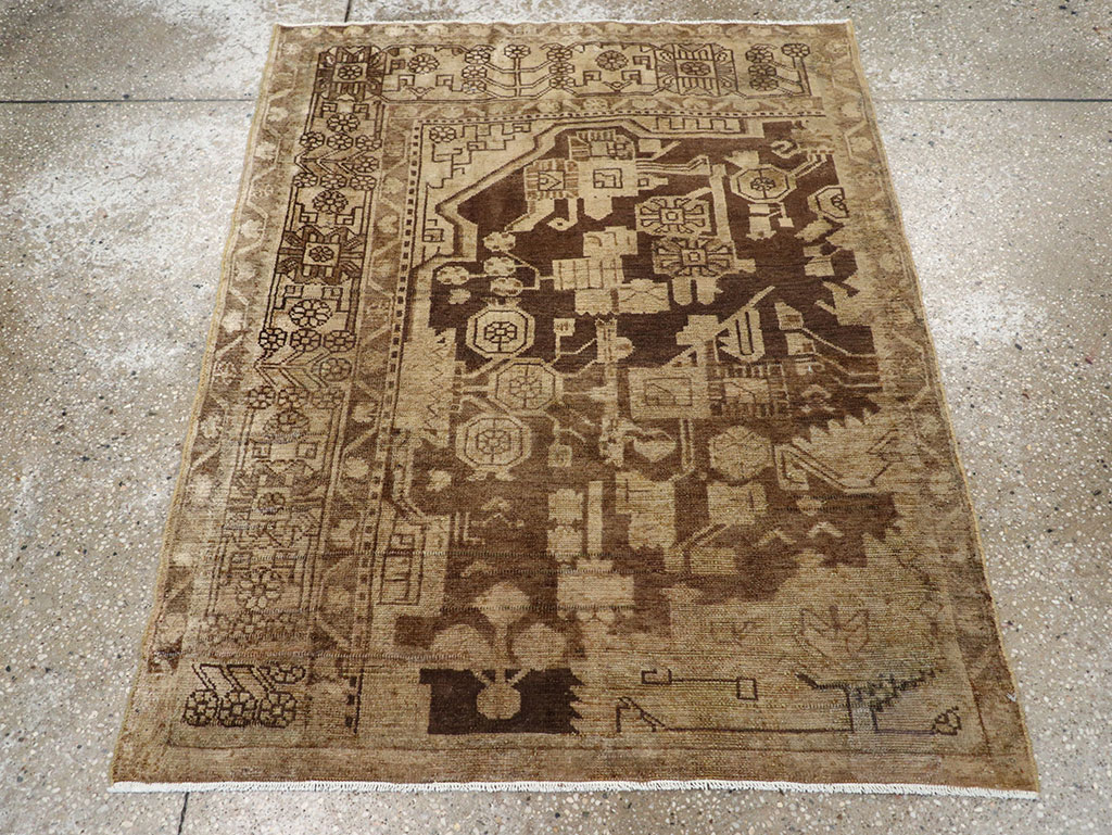 Antique Persian Malayer Sampler Rug, No.21329 - Gsblank