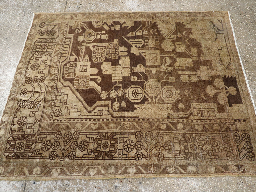 Antique Persian Malayer Sampler Rug, No.21329 - Gsblank