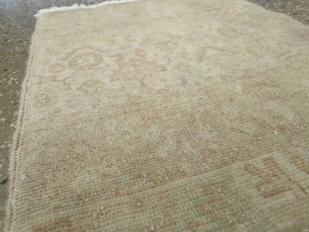 Vintage Persian Malayer Sampler Throw Rug, No.21330 - Gsblank