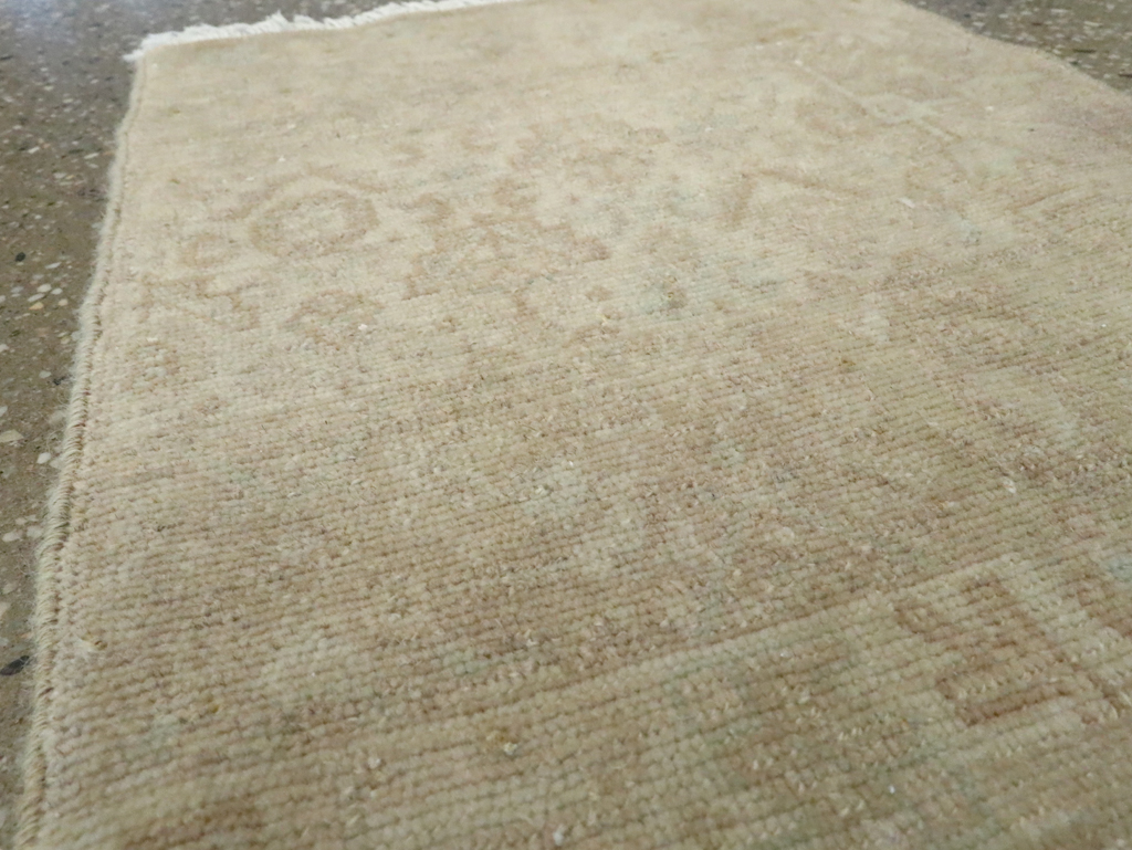 Vintage Persian Malayer Sampler Throw Rug, No.21330 - Gsblank