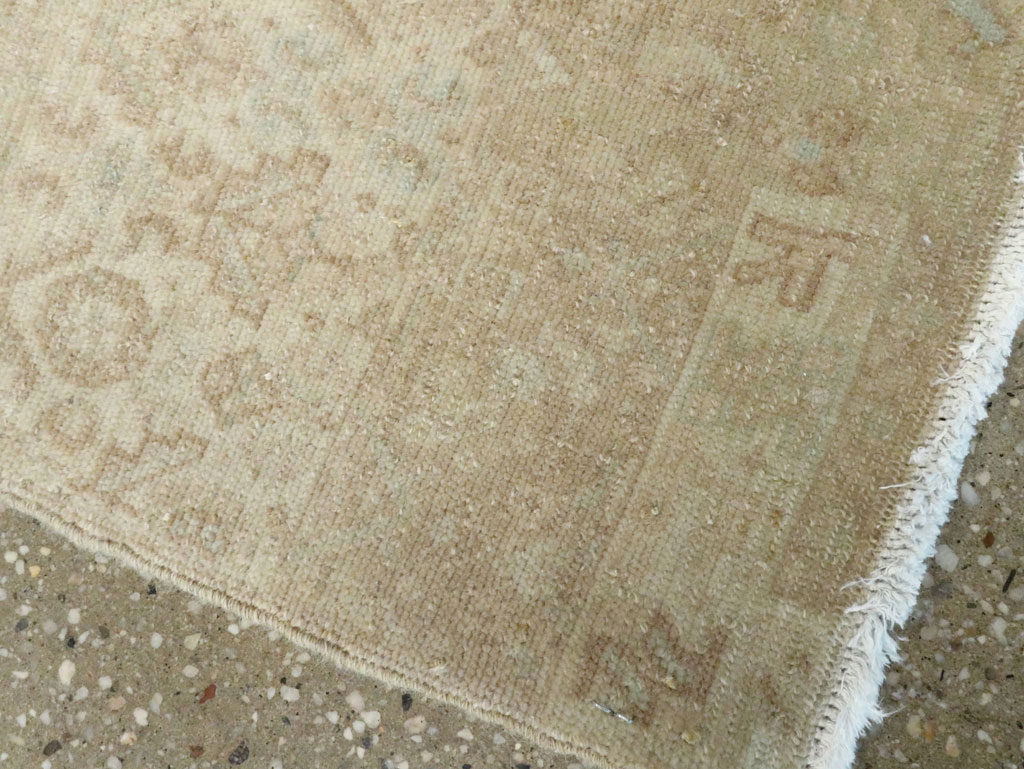 Vintage Persian Malayer Sampler Throw Rug, No.21330 - Gsblank