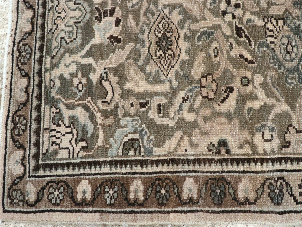 Vintage Persian Malayer Sampler Rug, No.21333 - Gsblank