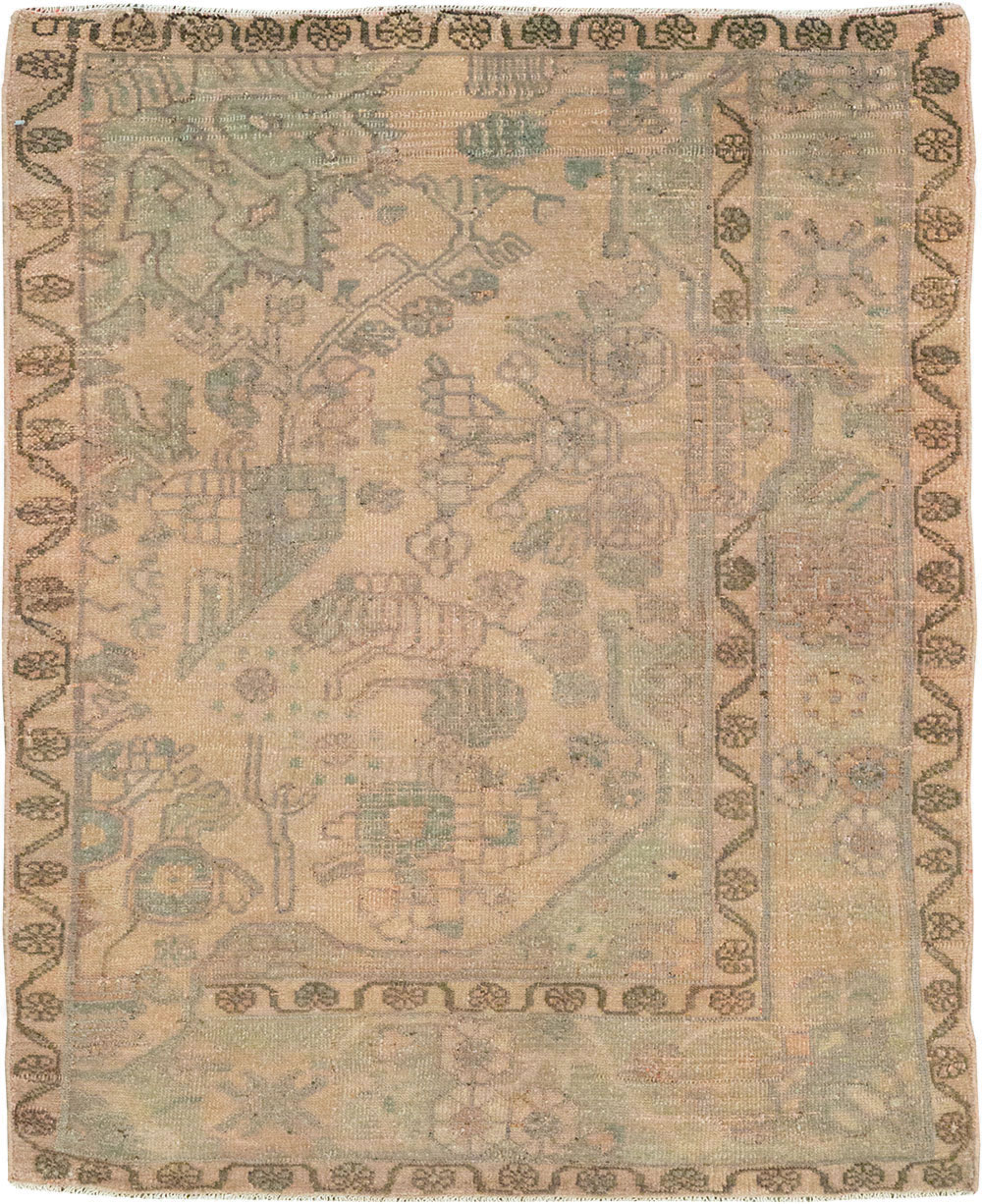 Vintage Persian Malayer Sampler Rug, No.21334 - Gsblank