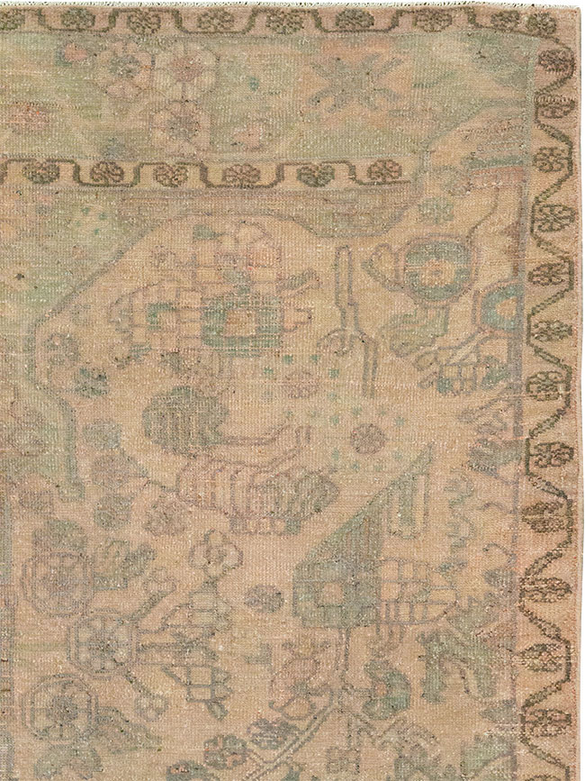 Vintage Persian Malayer Sampler Rug, No.21334 - Gsblank