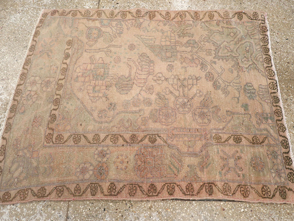 Vintage Persian Malayer Sampler Rug, No.21334 - Gsblank