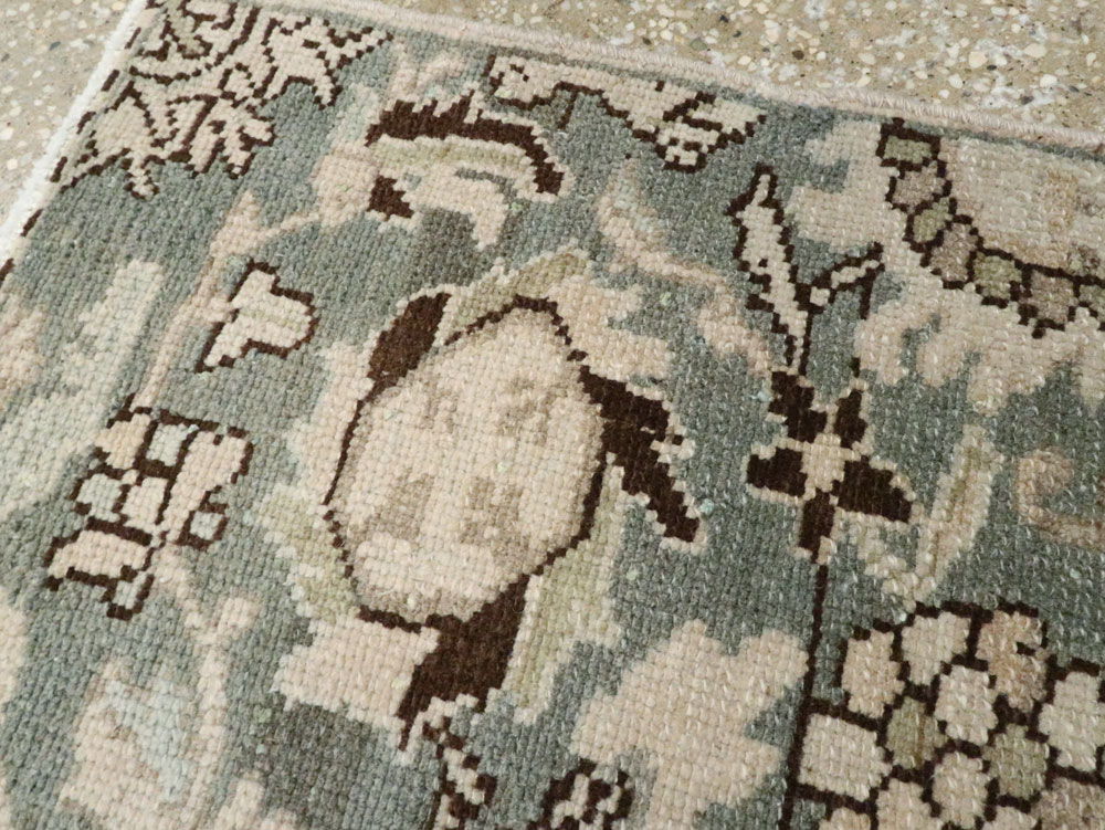 Vintage Persian Malayer Sampler Rug, No.21335 - Gsblank