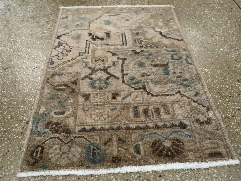 Vintage Persian Malayer Sampler Rug, No.21339 - Gsblank