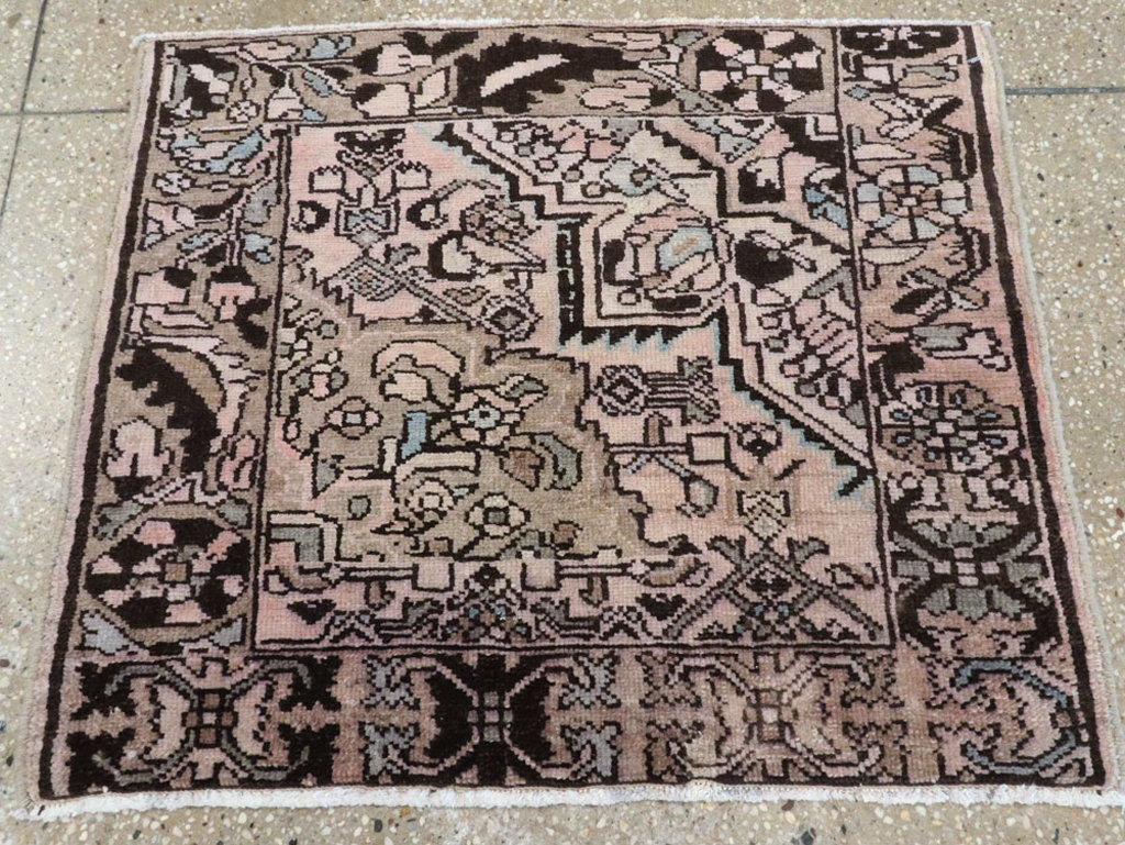 Vintage Persian Malayer Sampler Rug, No.21346 - Gsblank