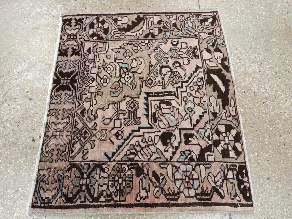 Vintage Persian Malayer Sampler Rug, No.21346 - Gsblank