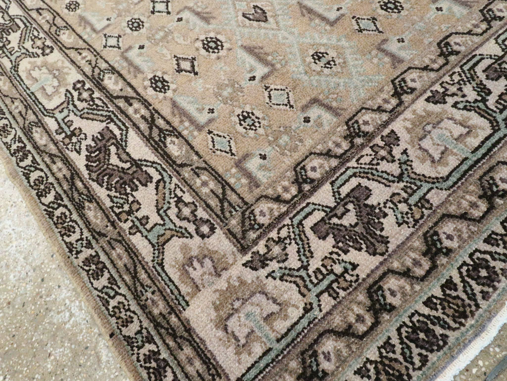 Vintage Persian Malayer Wide Gallery Runner, No.21349 - Gsblank