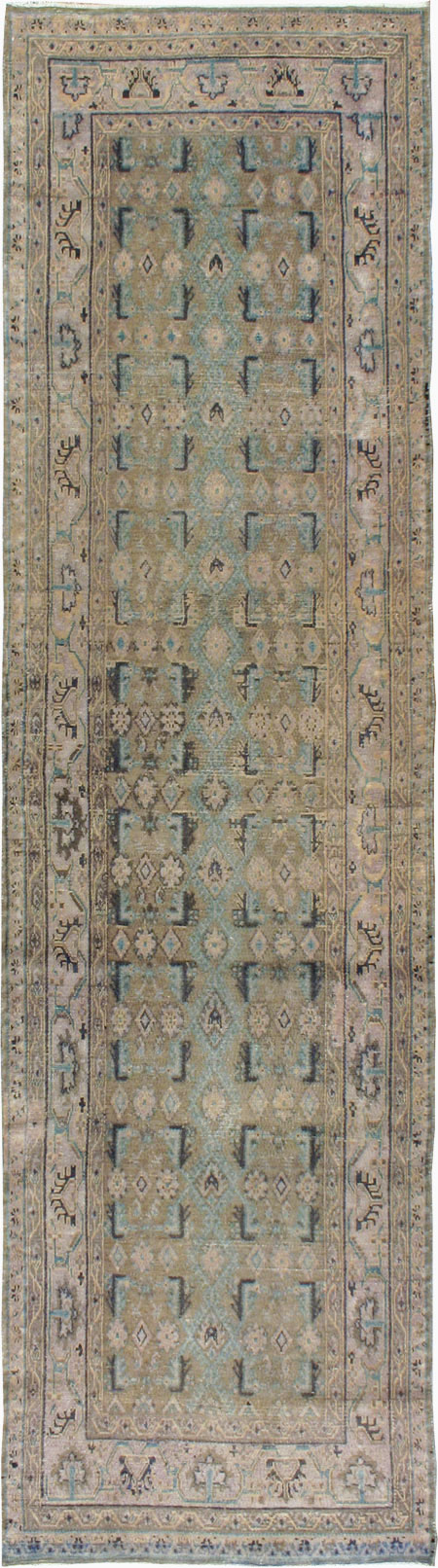 Vintage Persian Malayer Runner, No.21351 - Gsblank