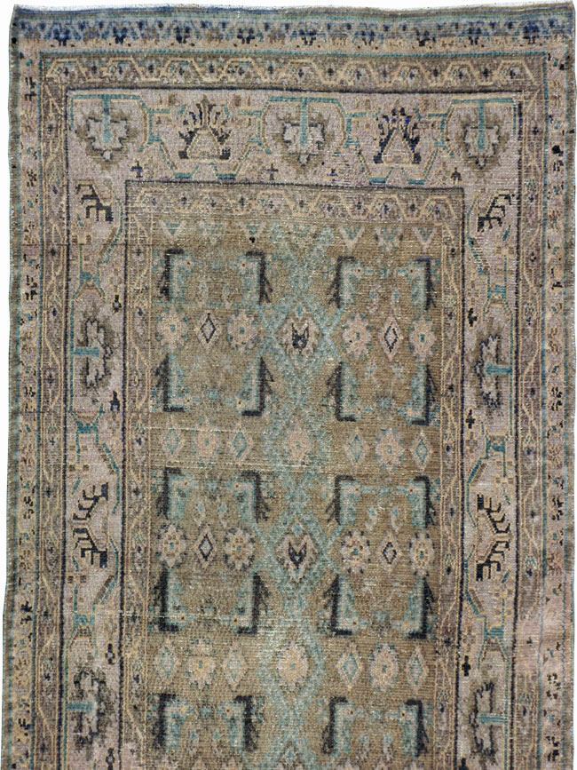 Vintage Persian Malayer Runner, No.21351 - Gsblank