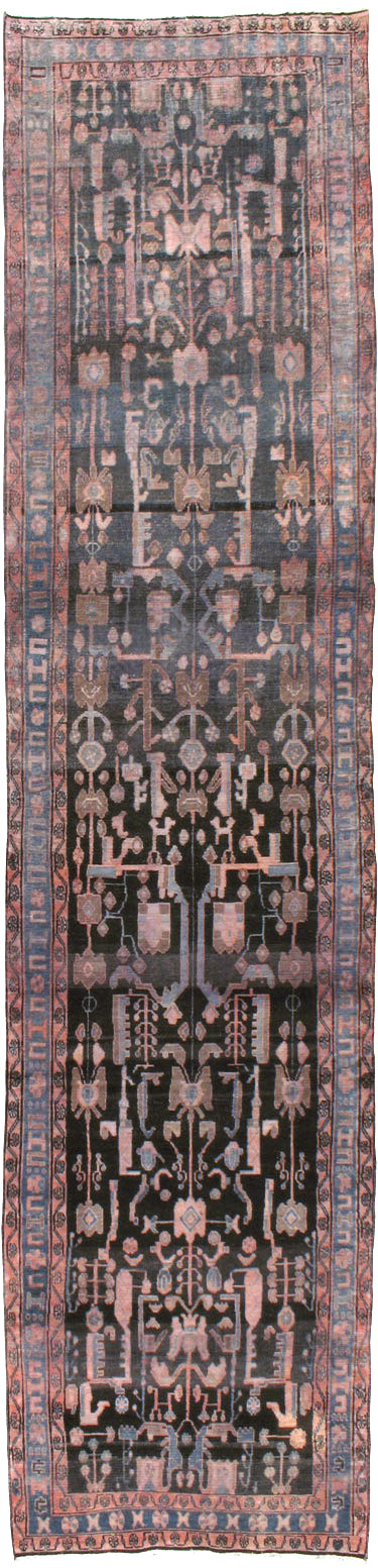 Vintage Persian Malayer Runner, No.21357 - Gsblank