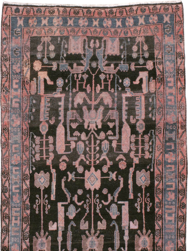 Vintage Persian Malayer Runner, No.21357 - Gsblank