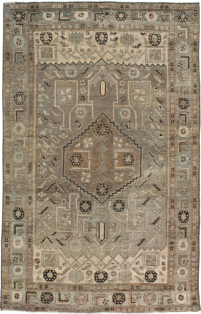 Vintage Persian Malayer Rug, No.21366 - Gsblank