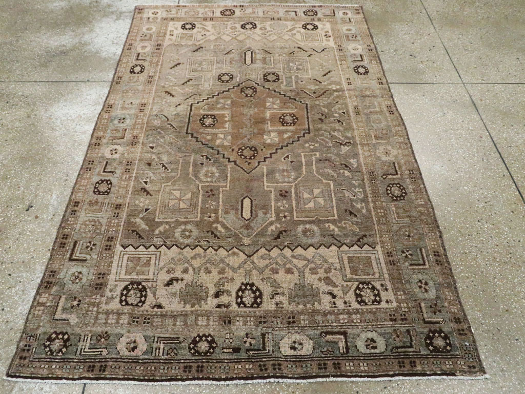 Vintage Persian Malayer Rug, No.21366 - Gsblank