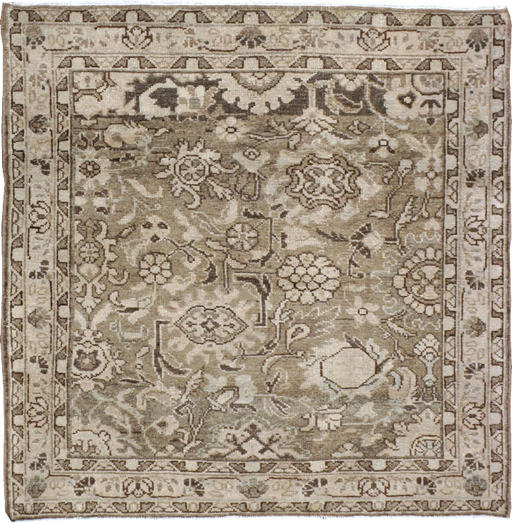Vintage Malayer Square Rug, No.21372 - Gsblank