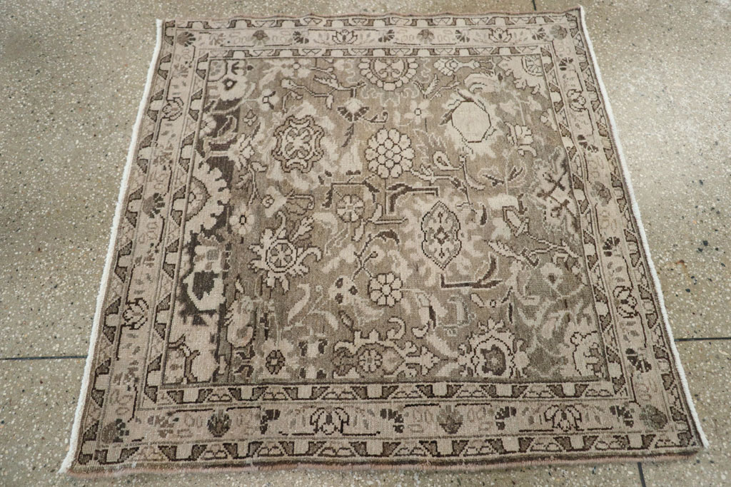 Vintage Malayer Square Rug, No.21372 - Gsblank