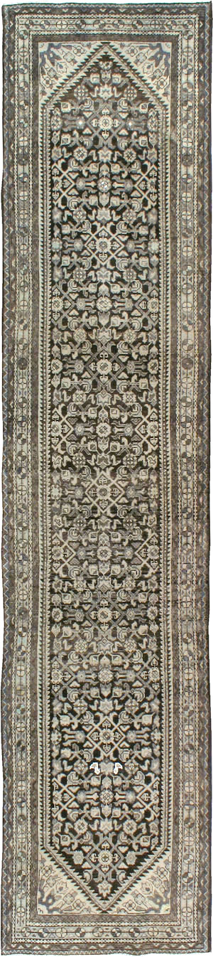 Vintage Persian Malayer Runner, No.21375 - Gsblank