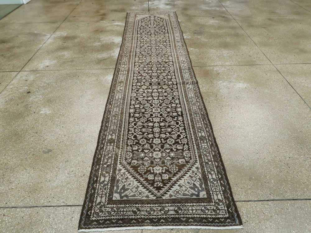 Vintage Persian Malayer Runner, No.21375 - Gsblank