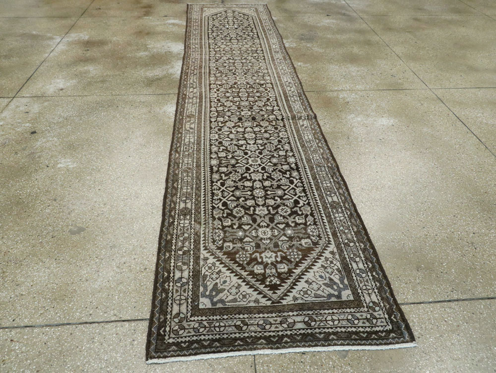 Vintage Persian Malayer Runner, No.21375 - Gsblank