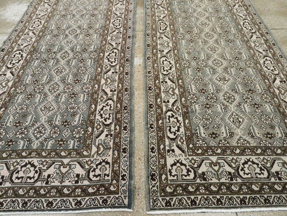 Vintage Persian Malayer Runner (Pair: 2 of 2), No.21378 - Gsblank
