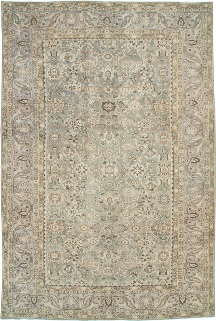 Vintage Persian Malayer Room Size Carpet, No.21382 - Gsblank