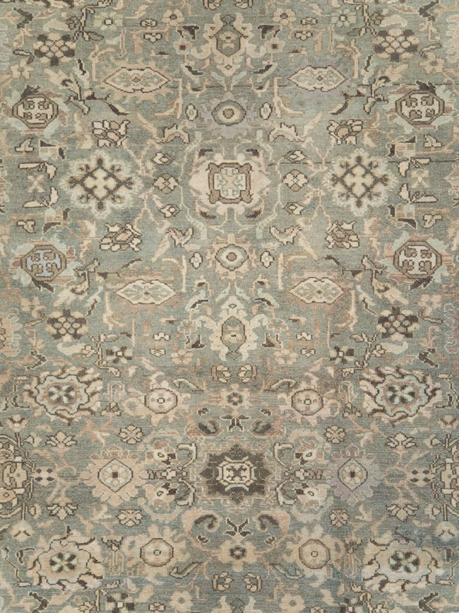 Vintage Persian Malayer Room Size Carpet, No.21382 - Gsblank