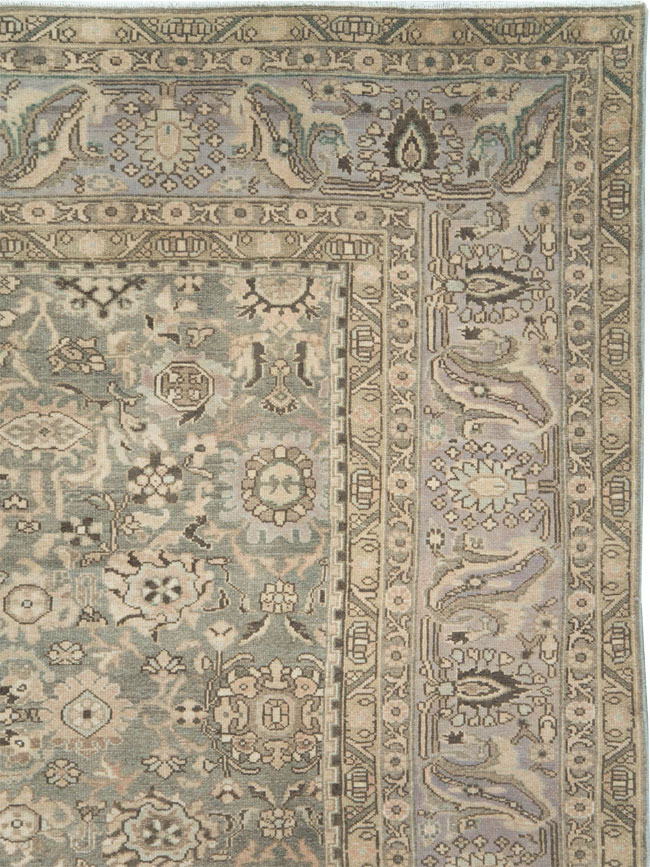 Vintage Persian Malayer Room Size Carpet, No.21382 - Gsblank