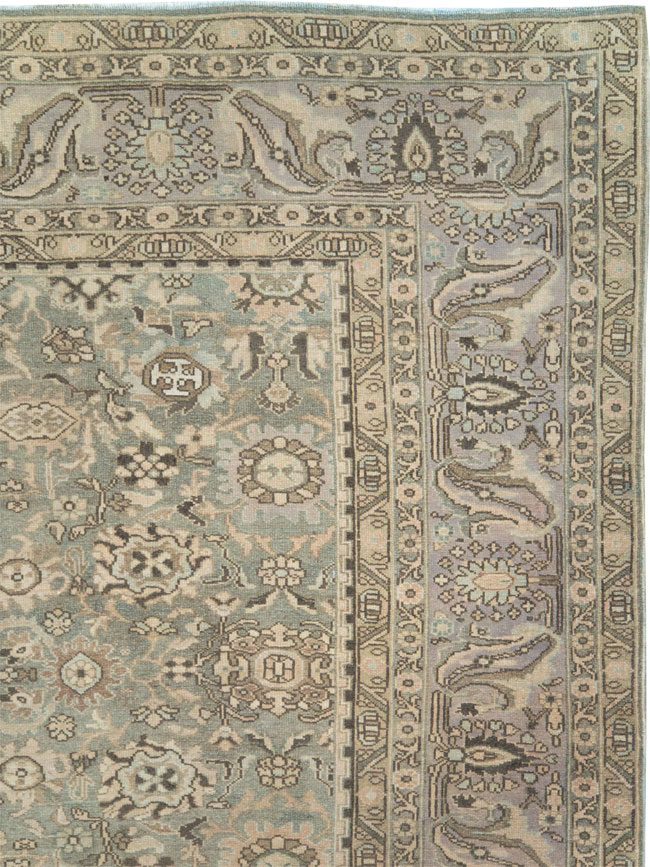 Vintage Persian Malayer Room Size Carpet, No.21382 - Gsblank