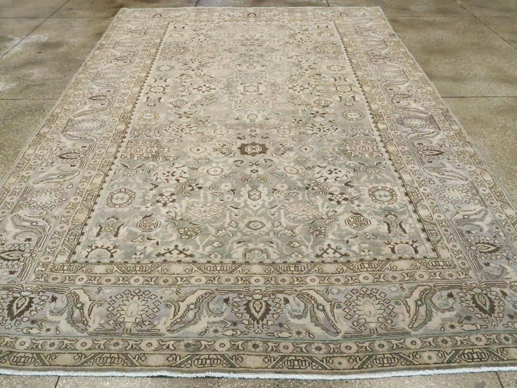 Vintage Persian Malayer Room Size Carpet, No.21382 - Gsblank