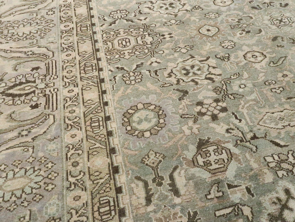 Vintage Persian Malayer Room Size Carpet, No.21382 - Gsblank