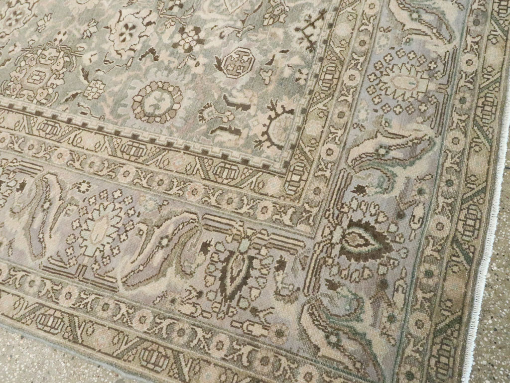 Vintage Persian Malayer Room Size Carpet, No.21382 - Gsblank