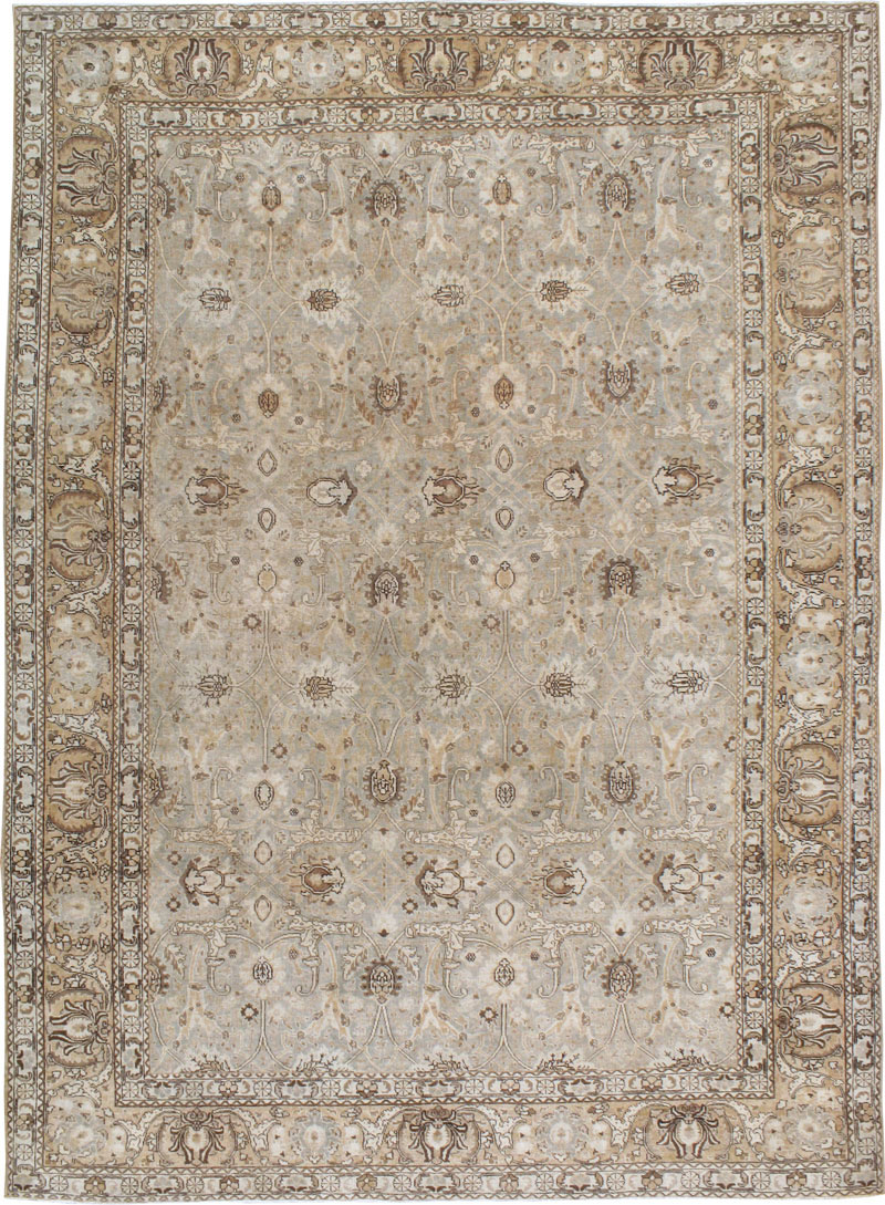 Antique Persian Tabriz Carpet, No.21386 - Gsblank