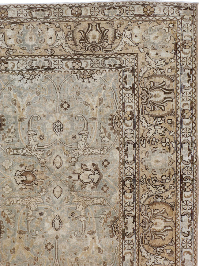 Antique Persian Tabriz Carpet, No.21386 - Gsblank
