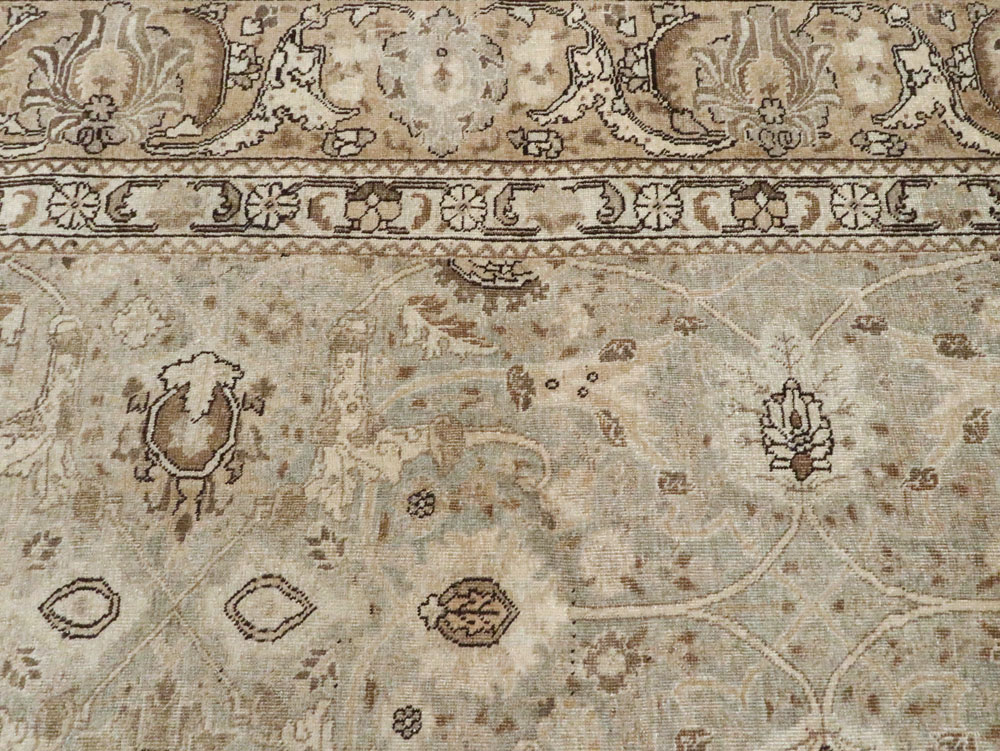 Antique Persian Tabriz Carpet, No.21386 - Gsblank