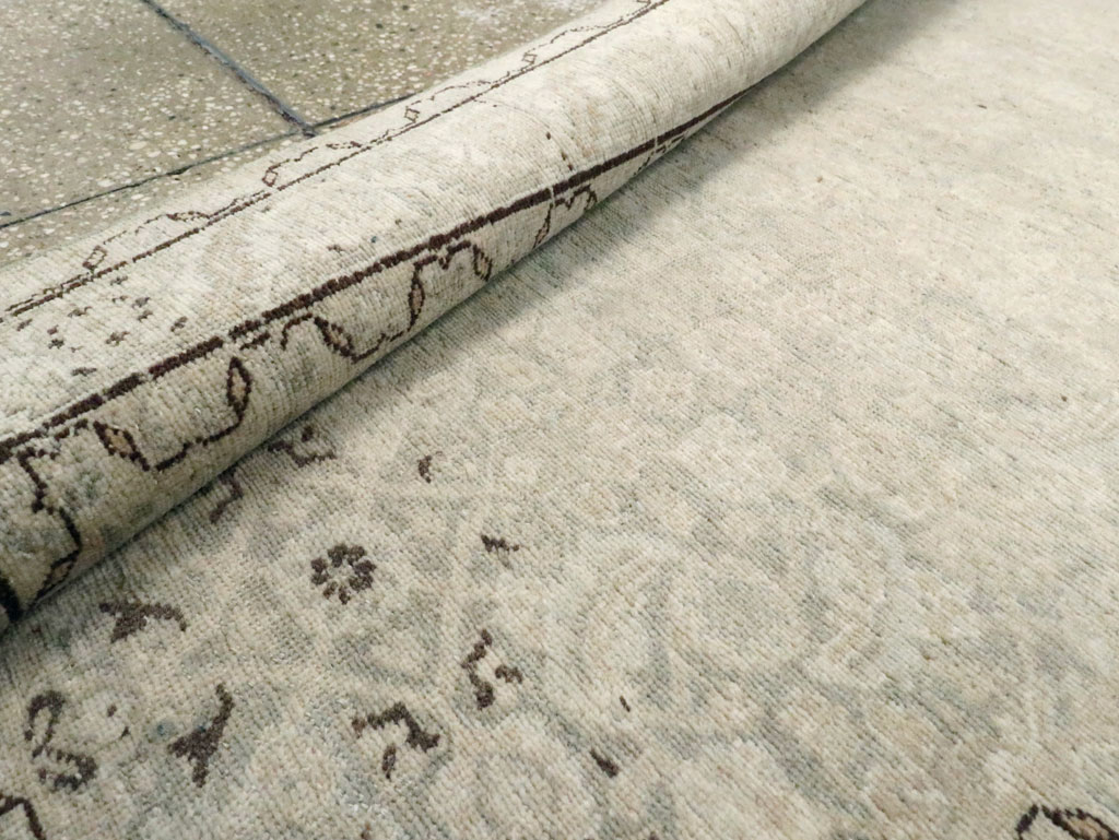 Vintage Persian Tabriz Runner, No.21389 - Gsblank